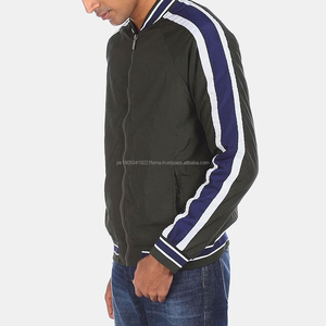 2025 logotipo personalizado impermeable hombres chaqueta de bombardero logotipo personalizado impreso cremallera completa precio bajo hombres chaquetas de Bombardero - Product Image 4