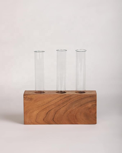 Macetero y Soporte para Plantas de Madera Estilo Art Deco Creativo con Florero de Pared Ecológico Hecho a Mano y Soporte para Macetas - Product Image 1
