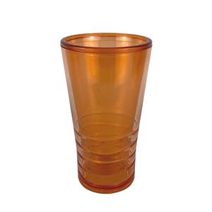 Verre double paroi en plastique acrylique de couleur Orange - Product Image 1