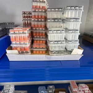 Vente directe usine : Peptides de cuivre GHK-Cu, Polypeptide de phytoextraction de cuivre, Poudre blanche en flacon de verre, Échantillon de test - Product Image 4