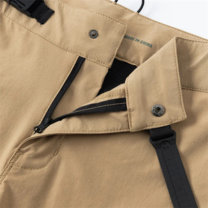 Motorcycle Leather Cordura Riding Pants with CE Removable <b>Knee</b> & Hip <b>Protectors</b> | Waterproof Biker Trousers | Hike Impex - Product Image 3