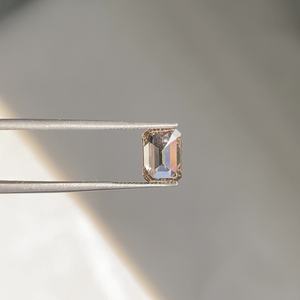 Diamante de laboratorio de color champán de corte geométrico de 1.05 quilates para la fabricación de joyas, diamante de laboratorio de color esmeralda de fantasía, fabricante de diamantes de laboratorio en India. - Product Image 6