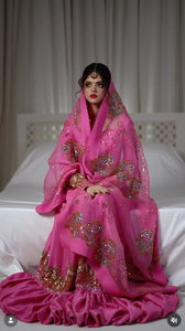 Sari/Saree/Chari en Soie ROSE BLUSH pour Femme – Été 2026 – Séchage Rapide et Évacuation de l'Humidité - Product Image 2