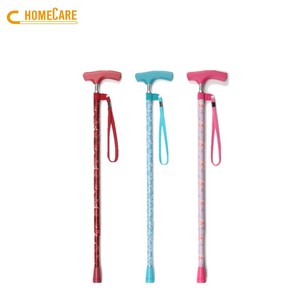 Canne de marche légère en alliage d'aluminium multicolore, longueur réglable 66-86 cm, pour personnes âgées, vente en gros, OEM accepté - Product Image 5
