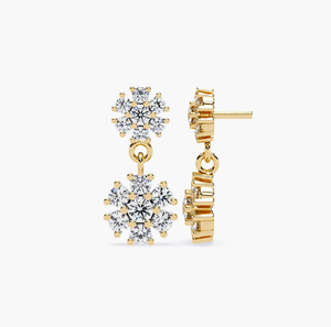 Pendientes de Diamantes Cultivados en Laboratorio al por Mayor de Fábrica, Certificados por IGI, Joyería para Mujer - Product Image 2