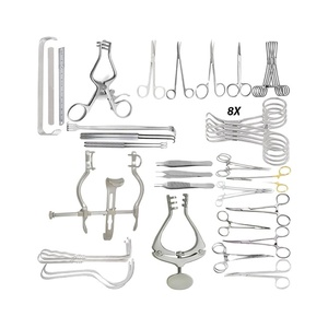 Ensemble d'instruments chirurgicaux de laparotomie en acier inoxydable manuel à prix avantageux, 48 pièces, approuvé CE ISO - Product Image 3