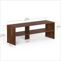 Minimalistisches TV-Lowboard aus Engineered Wood von Oliver Engineering für das Wohnzimmer, Set-Top-Box-Ständer/TV-Schrank für das Wohnzimmer.