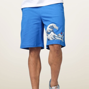 Pantalones Cortos Deportivos de Algodón con Logotipo 3D en Relieve para Verano, Pantalones Cortos Personalizados para Gimnasio, Ropa Urbana, Pantalones Cortos con Relieve para Hombre - Product Image 2