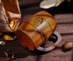 Taza de Café de Madera de Alta Calidad Exportada de la India, Hecha a Mano por Artesanos, Producto Sostenible para Beber - Product Image 1