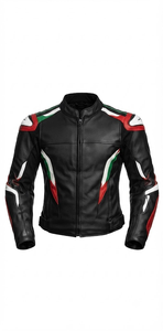 Custom Made MotoCP <b>Racing</b> <b>Jacket</b>/Chaqueta Stylish Leather Riding Gear Protection Level 2 CE Certified - Product Image 1