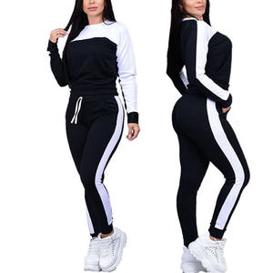 Conjunto deportivo para mujer con chaqueta con cremallera y pantalones jogger, tela transpirable, ropa deportiva, para entrenamiento, correr, fitness. - Product Image 6