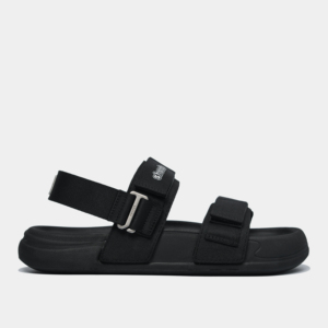 Calzado Unisex, Sandalias Negras de Plataforma con Punta Abierta, Ligeras y con Correa de Gancho, Hechas en Vietnam, Casuales para Toda Temporada - Product Image 2
