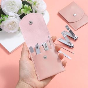 New Arrival Pocket <b>Nail</b> Care Set Precision Clippers <b>Nail</b> File Ear Cleaner Compact with Beauty Grooming Pouch - Product Image 5
