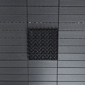 Confezione da 11 Pezzi 300*300*22mm WPC Fai-da-te a Incastro per Piastrelle da Esterno, Giardino e Rivestimenti in Legno Composito per Piscine - Product Image 4