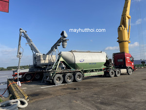 Heavy Duty High Efficiency Cement Ship Unloader Bulk <b>Material</b> <b>Handling</b> Equipment for Port Terminal Operation Use - Product Image 2