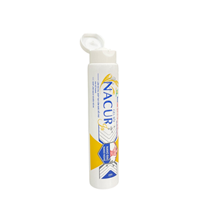 หลอดพลาสติก PE สีขาวสำหรับเครื่องสำอาง บรรจุภัณฑ์แบบบีบพร้อมฝาเปิด-ปิดแบบพลิก มีบริการสกรีนโลโก้ตามสั่ง สำหรับครีมและเจล - Product Image 2