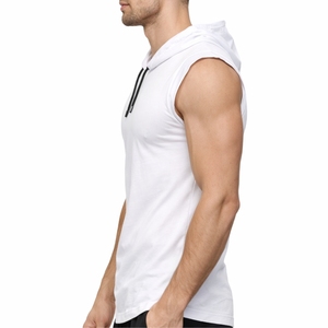 Débardeur à Capuche Homme Nouvelle Collection 2026 – Design Écologique, Séchage Rapide, Respirant, Coupe Confortable, Extensible, Couleur Unie, Spandex/Coton - Product Image 3