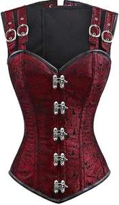 Corsets Vintage pour Femmes, Sexy, Sculptants, Respirants, Modernes, en Brocart, pour Grandes Tailles - Product Image 4