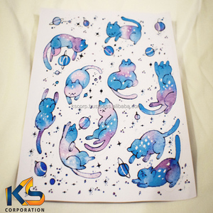 Adhesivo personalizado PVC Vinilo Kiss Cut Sheet Stickers Offset Impreso Hoja decorativa - Product Image 4