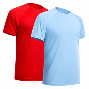 T-shirts personnalisés pour hommes de haute qualité, 100% coton jersey, manches courtes, design uni, t-shirts de performance active pour hommes - Product Image 1