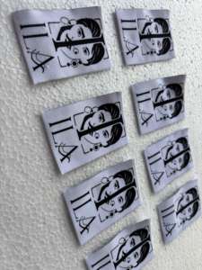 Etiquetas Tejidas Ecológicas con Logotipo Personalizado, Impresión en Serigrafía, Forma de Rollo, para Prendas, Etiquetas de Marca, Etiquetas de Costura - Product Image 3