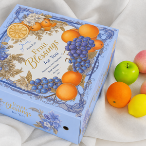 High-End Eco-Friendly Biodegradable <b>Square</b> Custom Paper Gift Box Ribbon Handle Corrugated Material Food Grade Hot Stamping - Product Image 5