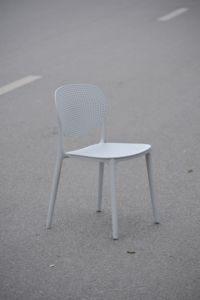 TM01 Armless Modern Plastic Dining <b>Chair</b> with Mesh Back | <b>Stackable</b> Polypropylene Cafe <b>Chair</b> for Luxury Bistro Restaurant Hotel - Product Image 5