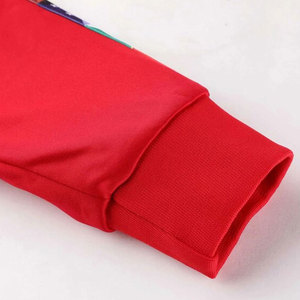 Survêtement de football d'hiver décontracté uni avec veste d'entraînement respirante à fermeture éclair et pantalon assorti à poignets élastiques pour la pratique du football - Product Image 4