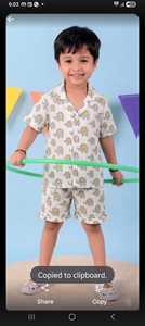 Conjunto de Verano para Niños y Niñas, 100% Algodón, Estampado de Dibujos Animados, Camiseta de Manga Corta y Pantalones Cortos (Conjunto Casual de 2 Piezas) - Product Image 3