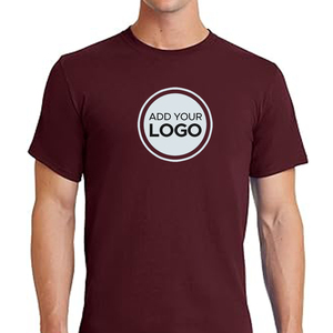 Camisetas Rojo Granate Clásicas de Tela Tri-Blend, Camisetas Premium Ajustadas para Hombre, Camisetas con Serigrafía Personalizada para Hombre - Product Image 4