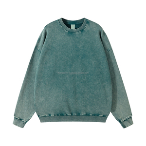 เสื้อสเวตเตอร์คอกลมแขนยาวของผู้ชาย, เสื้อสวมหัวแขนยาวผ้าฝ้ายบุขนแกะบางอบอุ่นสำหรับผู้ใหญ่ขนาด M-3XL ฤดูใบไม้ร่วง/ฤดูหนาว - Product Image 1