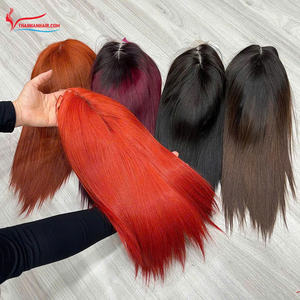 SUPER OFERTA Pelucas Bob lisas con extensiones de cabello de colores, 12 pulgadas, peluca con cierre 2x4 2x6 con raya al medio - Product Image 1