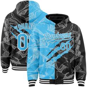 Custom Printed Varsity <b>Jacket</b> <b>Men</b> Plus Size Street Style Black Red Skeleton Prayer Design Heat-Transfer Printed Quick Dry Winter - Product Image 1