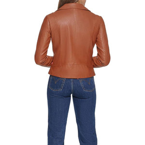 Veste en cuir pour femme, nouvelle mode, coupe-vent, vente en gros à prix avantageux - Product Image 5
