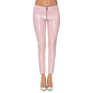 Pantalones de cuero PU de nuevo diseño para mujer, con MOQ bajo, en diferentes colores, leggings de cuero más vendidos, ropa urbana. - Product Image 2