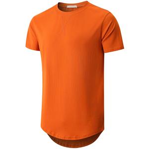 T-shirt long OEM pour homme, coupe décontractée, 200 GSM, en coton respirant, taille personnalisée, livraison mondiale, faible MOQ, style formel pour homme - Product Image 6
