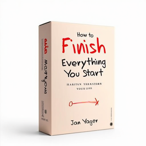 Comment terminer tout ce que vous commencez par Jan Yager, livre broché personnalisé à couverture souple - Product Image 2