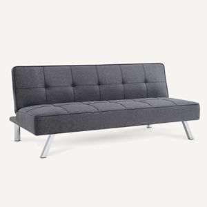 Convertible Fabric Sofa <b>Bed</b> for Living Room <b>Folding</b> Sleeper Design - Product Image 1