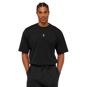Camiseta de entrenamiento extragrande para hombre, de corte holgado, transpirable, para gimnasio, fitness, deportiva, informal - Product Image 1