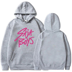 Sudadera con Capucha de Forro Polar 100% Poliéster, Casual, Holgada, Cálida para Invierno, con Estampado Personalizado y Bordado, Venta al Por Mayor OEM - Product Image 1