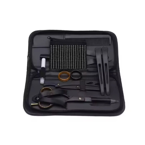 Kit de Tijeras de Peluquería de Alta Calidad en Color Plateado, 6 Piezas, Hermosos Kits de Peluquería con Estuche de Cuero con Cierre - Product Image 5