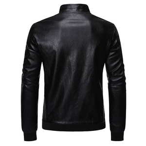 Custom <b>Men's</b> High Quality Fashion Wears <b>Leather</b> <b>Jacket</b> Winter Custom Design Pu for <b>Men</b> Canvas Fabric <b>jacket</b> for <b>men</b> - Product Image 6