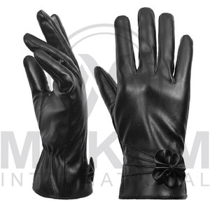Gants de toilette en cuir personnalisés de haute qualité à prix très bas - Product Image 2