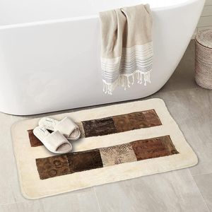 Tappetino da Bagno di Lusso Contemporaneo, Moderno Tappeto Doccia Color Oro Champagne con Design Unico, Elegante Arredo Bagno - Product Image 3
