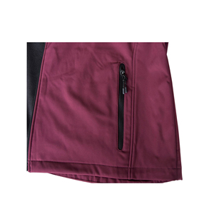 Unisex <b>Soft</b> <b>Shell</b> <b>Jacket</b> <b>Hooded</b> Zip Fly Water Resistant Regular Fit Solid Color Polyester Outdoor Wear Autumn Wholesale - Product Image 4