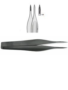 คีมคีบเศษกระดูกแบบละเอียด WPS-FF-03 ยี่ห้อ WORLD PRECISION SURGICAL รุ่น Feilchenfeld ขนาด 3 นิ้ว ทำจากเหล็กกล้าไร้สนิม ชุดเครื่องมือผ่าตัด - Product Image 3