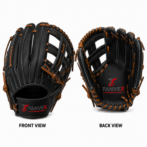Gants de baseball en gros, logo personnalisé, synthétiques, imperméables, respirants, légers, taille personnalisée, unisexe, protection UV pour le receveur - Product Image 2