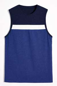 Débardeur de sport en polyester pour homme, sans manches, pour la musculation, le fitness, la course à pied, anti-boulochage, respirant - Product Image 2