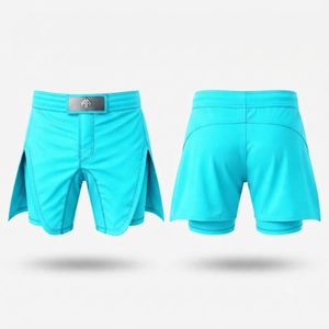 Shorts de MMA respirants de type gladiateur avec impression par sublimation, longueur courte, séchage rapide, matière Spandex/Polyester, qualité supérieure, pour hommes - Product Image 1