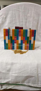 Bolso de mano estilo Ángel pintado a mano de resina de buena calidad superventas para mujer a precio barato regalo de boda - Product Image 6